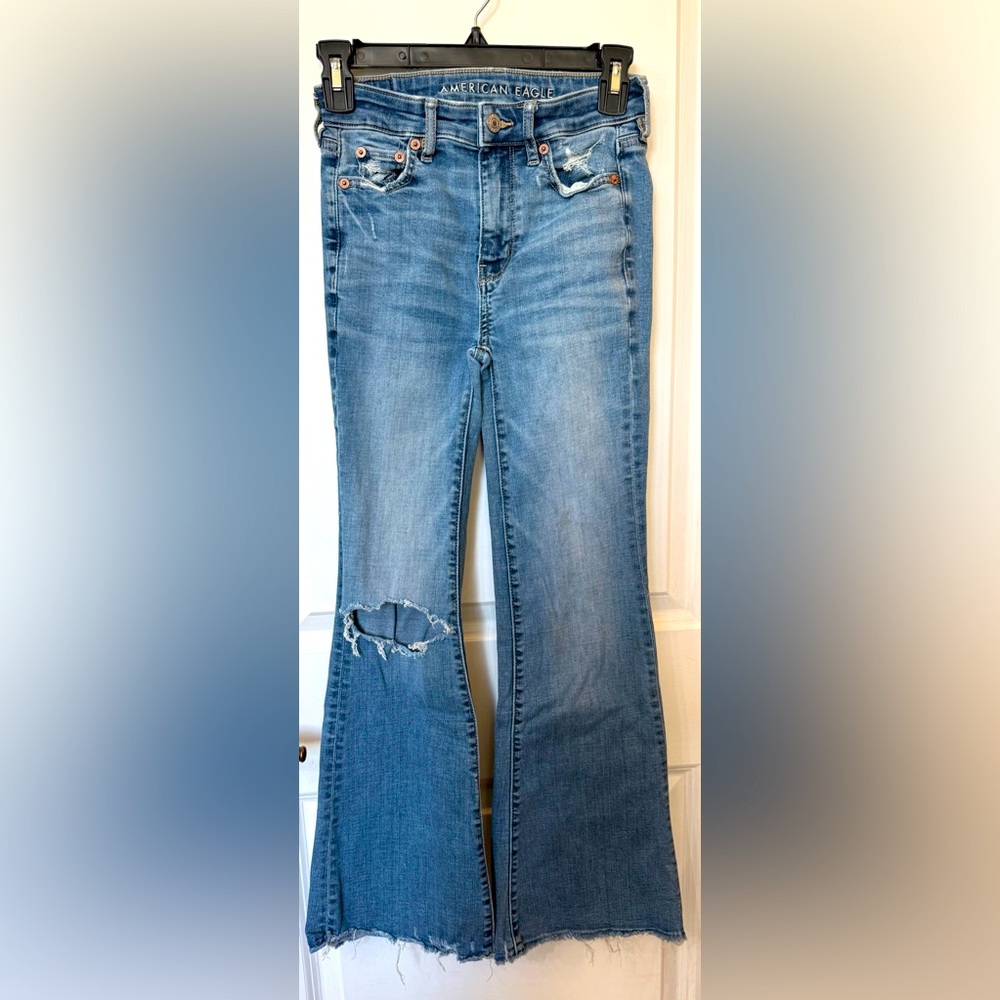 American Eagle Festival Flare jeans 000 short